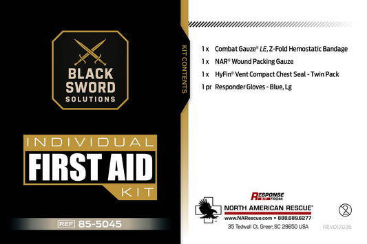 B.S.S/NAR Individual First Aid Kit (IFAK)